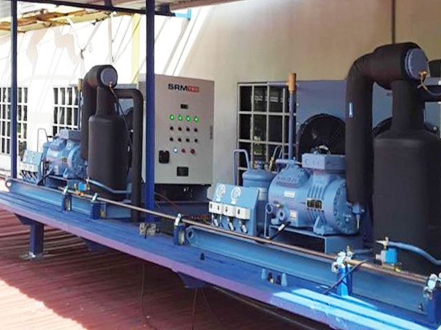 氟用半封闭活塞压缩机蔬菜肉类冷藏速冻项目